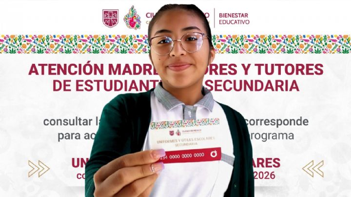 Nueva fecha de registro para tarjeta de uniformes y útiles escolares CDMX 2025