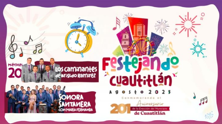 Festival Cuautitlán 2025: ¿Qué artistas darán concierto gratis HOY 20 de agosto en el EDOMEX?