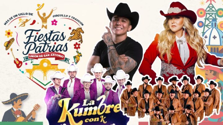 Fiestas Patrias Unión de San Antonio 2025: Cartelera de artistas que darán concierto GRATIS en Jalisco, del 5 al 16 de septiembre