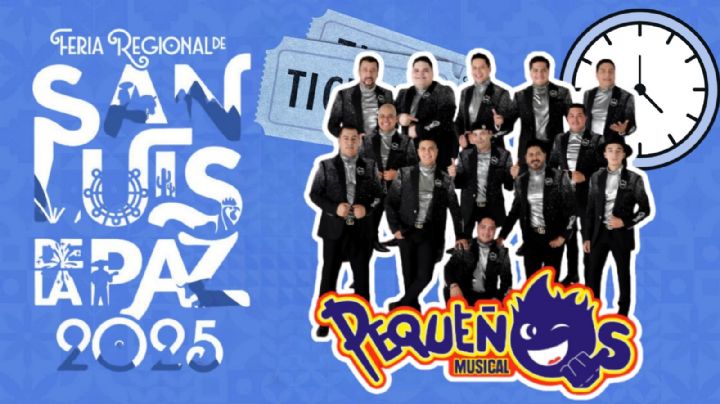 Feria San Luis de la Paz 2025: ¿A qué hora empieza el concierto de Pequeños Musical HOY 21 de agosto en Guanajuato?