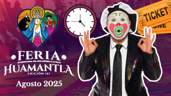 Feria Huamantla 2025: ¿Qué artistas se presentarán HOY 22 de agosto en Tlaxcala? Programa completo de actividades