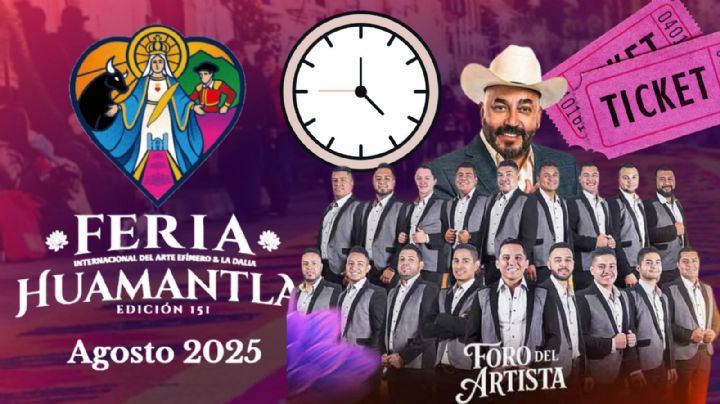 Feria Huamantla 2025: ¿Qué artistas darán concierto HOY 23 de agosto en Tlaxcala? Programa completo de actividades