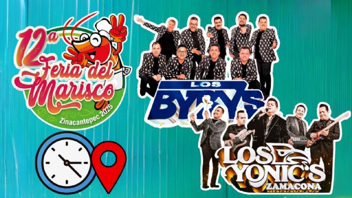 Feria del Marisco Zinacantepec 2025: Programa completo de artistas y actividades de HOY 23 de agosto en el EDOMEX