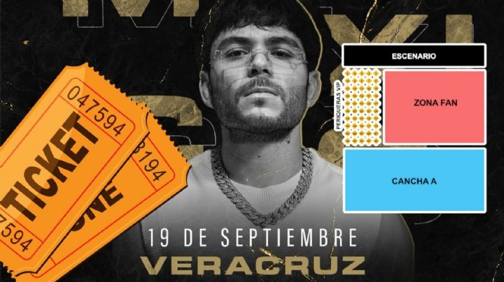 Tito Double P en Veracruz 2025: Zonas y precios de los boletos para su concierto en la Explanada del Auditorio Benito Juárez