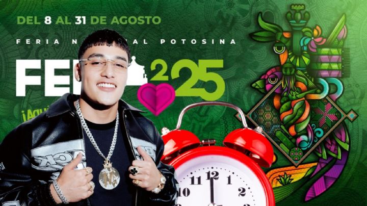 Feria Nacional Potosina 2025: ¿A qué hora inicia el concierto GRATIS de El Malilla HOY 27 de agosto?