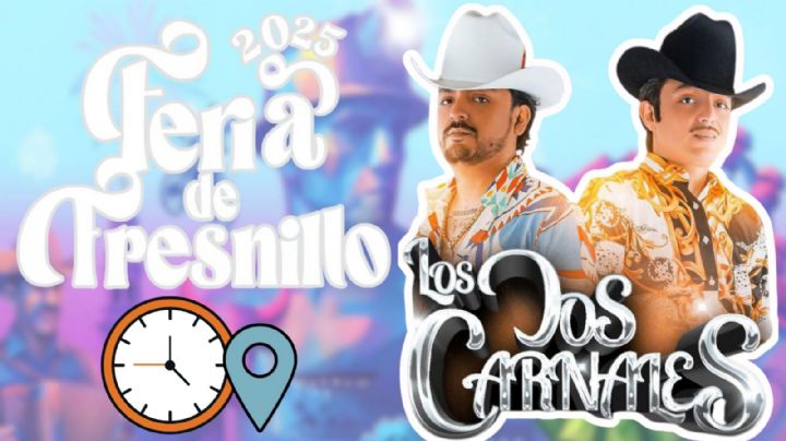 Feria Nacional de Fresnillo 2025: ¿A qué hora empieza el concierto GRATIS de Los Dos Carnales HOY 30 de agosto?