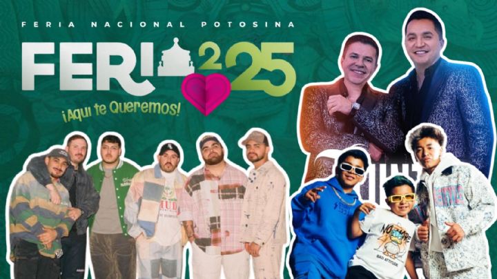 Feria Nacional Potosina 2025: Cartelera completa de artistas que darán concierto HOY 31 de agosto durante la CLAUSURA