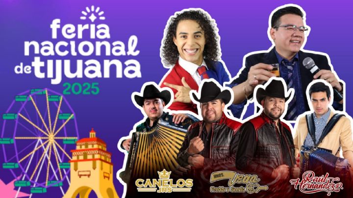 Feria Nacional de Tijuana 2025: ¿Qué artistas se presentarán HOY 31 de agosto en el Teatro del Pueblo y en el Palenque?