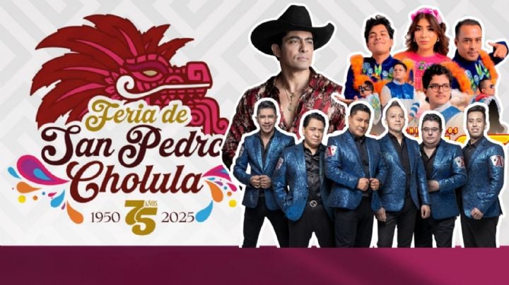 Feria San Pedro Cholula 2025: Cartelera completa de artistas que darán concierto GRATIS HOY 10 de septiembre en Puebla