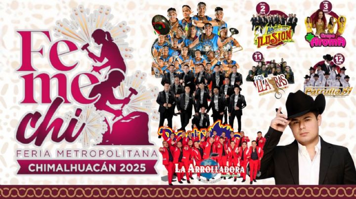 Feria Metropolitana Chimalhuacán 2025: Cartelera completa de artistas que darán concierto en el Foro Masivos y en el Teatro del Pueblo