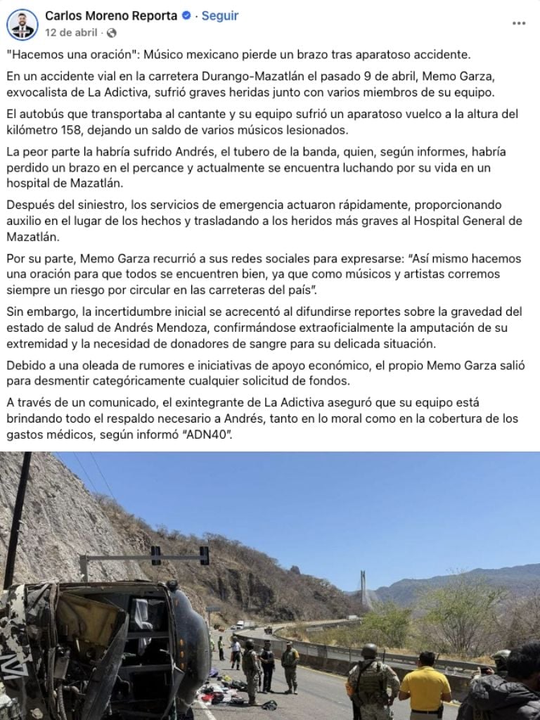 Accidente de autobús