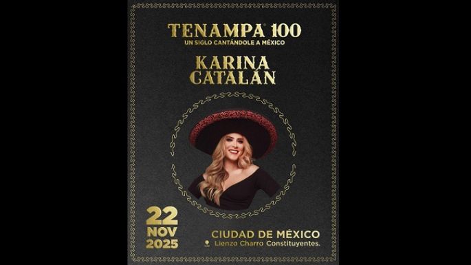 Karina Catalán en el Tenampa