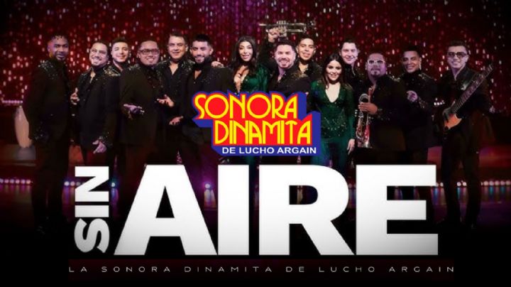 La Sonora Dinamita de Lucho Argain estrena “Sin Aire” rumbo a Cumbia Sin Fronteras