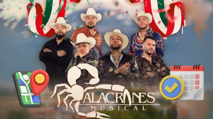 Fiestas Patrias 2025: ¿Cuándo, dónde y a qué hora dar El Grito con Alacranes Musical?