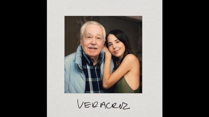 Majo Aguilar honra sus raíces junto a su abuelo