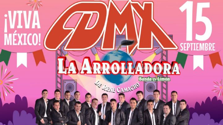 Fiestas Patrias CDMX La Arrolladora 2025: ¿A qué hora inicia el concierto GRATIS en el Zócalo?