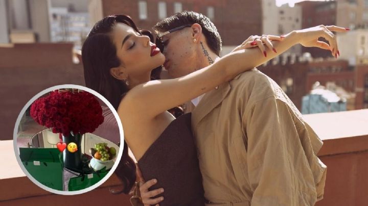 Estos fueron los lujosos regalos que le dio Peso Pluma a Kenia Os para demostrarle su amor