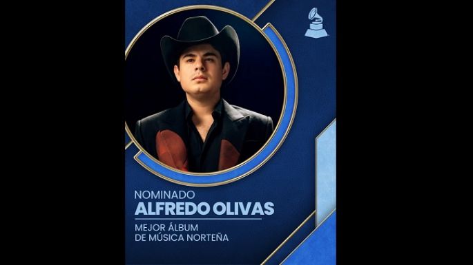 Alfredo Olivas competirá en el Latin Grammy