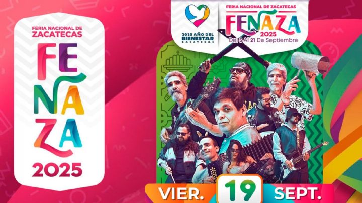 Feria Nacional de Zacatecas 2025: Programa completo de artistas y actividades de HOY 19 de septiembre