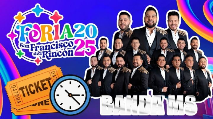 Feria San Francisco del Rincón 2025: ¿A qué hora empieza el concierto de Banda MS HOY 21 de septiembre? Venta de boletos