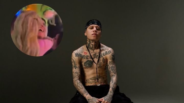 ¿Quién es la mujer con la que Santa Fe Klan fue visto bailando? Se parece a Maya Nazor (VIDEO)