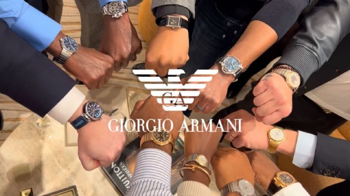 3 relojes Giorgio Armani de hombre para lucir elegante en la oficina sin gastar una fortuna