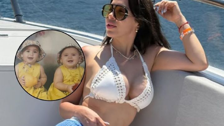 ¿Son iguales al Chapo Guzmán? Emma Coronel comparte en redes foto de sus hijas gemelas