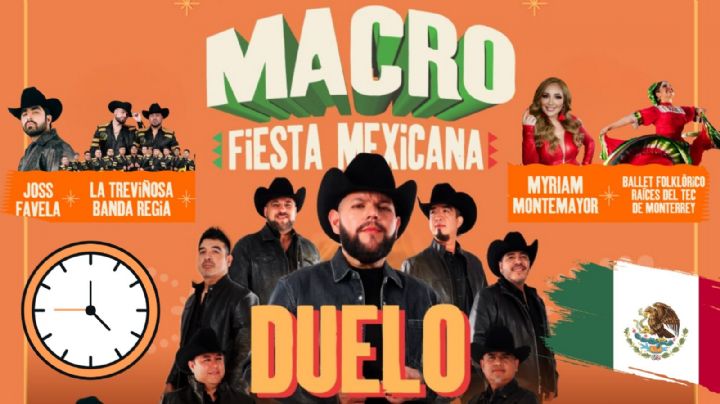 MacroFiesta Mexicana 2025: Cartelera completa de artistas con concierto GRATIS este 15 de septiembre en Nuevo León