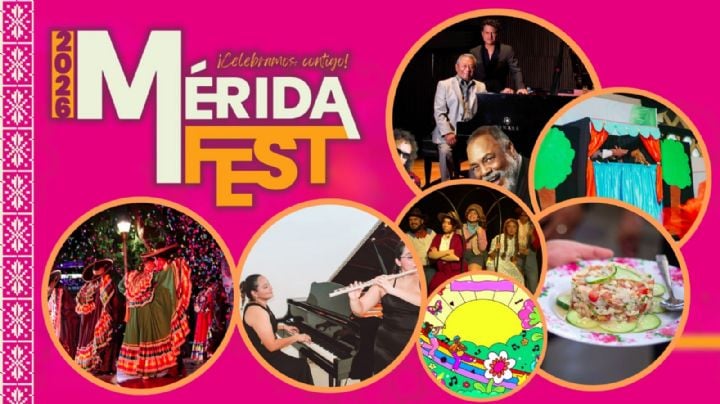 Mérida Fest 2026: Programa completo de artistas y actividades de HOY 10 de enero en Yucatán