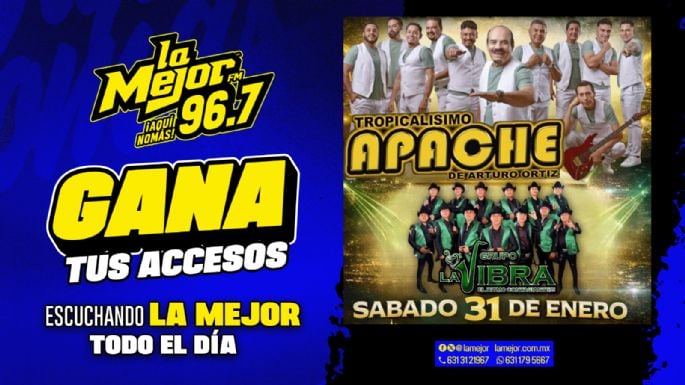 LA MEJOR TE LLEVA A TROPICALISIMO APACHE