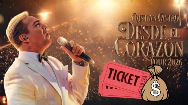 Cristian Castro en la CDMX 2026: Fechas, venta y precio de los boletos para su concierto en el Auditorio Nacional