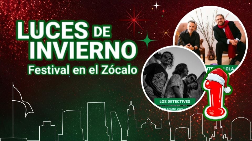 Festival Luces de Invierno CDMX 2025 ¿Qué artistas se presentarán GRATIS hoy 2 de enero 2026?