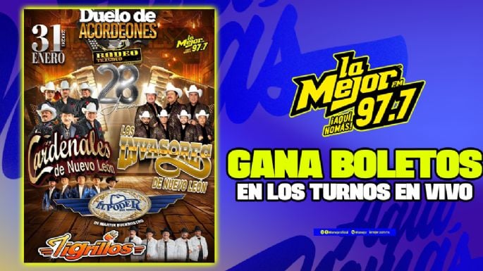 Gana Boletos para Duelo de Acordeones en Rodeo Texcoco