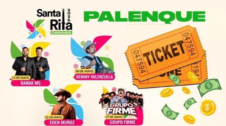 Palenque Santa Rita Chihuahua 2026: Cartelera completa de artistas que darán concierto esta edición; fechas y precio de los boletos