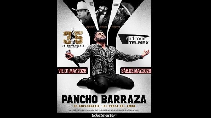 Pancho Barraza celebrará 35 años de trayectoria en Guadalajara