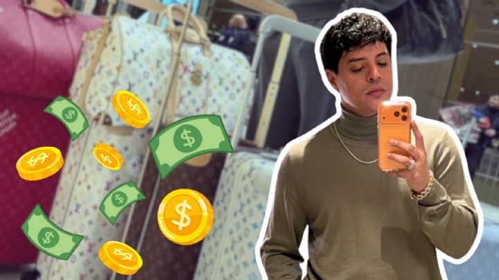 ¿Cuánto cuestan las lujosas maletas de Eduin Caz? Así las presumió en su viaje a París