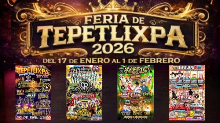 Feria Tepetlixpa 2026: Cartelera de artistas que darán concierto este fin de semana en el EDOMEX; del 29 de enero al 1 de febrero
