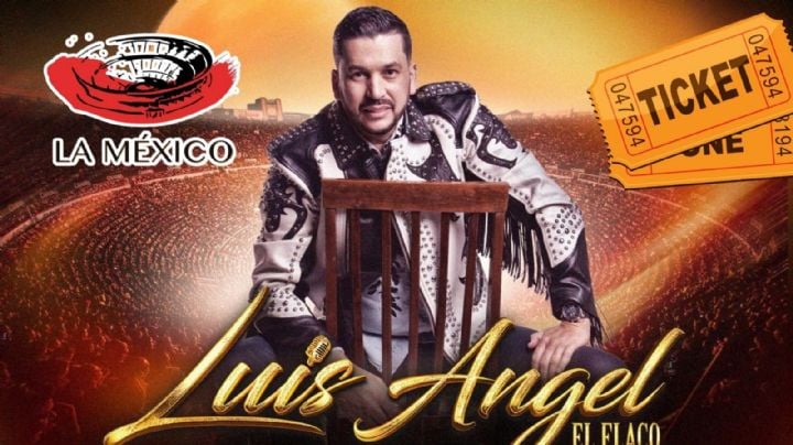 Luis Ángel “El Flaco” en la Plaza de Toros México 2026: Lista completa de zonas y precios de los boletos para su concierto en CDMX
