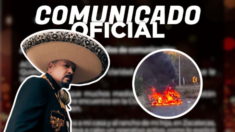 Pepe Aguilar desmiente atentado.