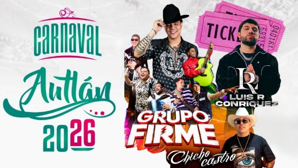 Artistas que se presentarán HOY en el Carnaval Autlán 2026.