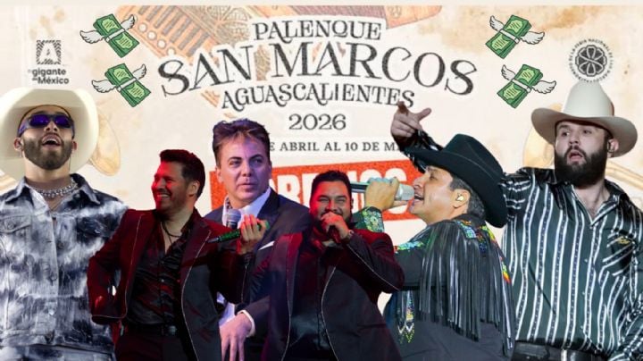 Palenque Aguascalientes 2026: Precios y zonas de los conciertos en la Feria Nacional de San Marcos