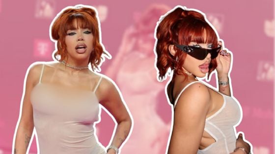 Tunden a Yeri Mua por usar un vestido con transparencias en Premios Lo Nuestro 2026 | VIDEO