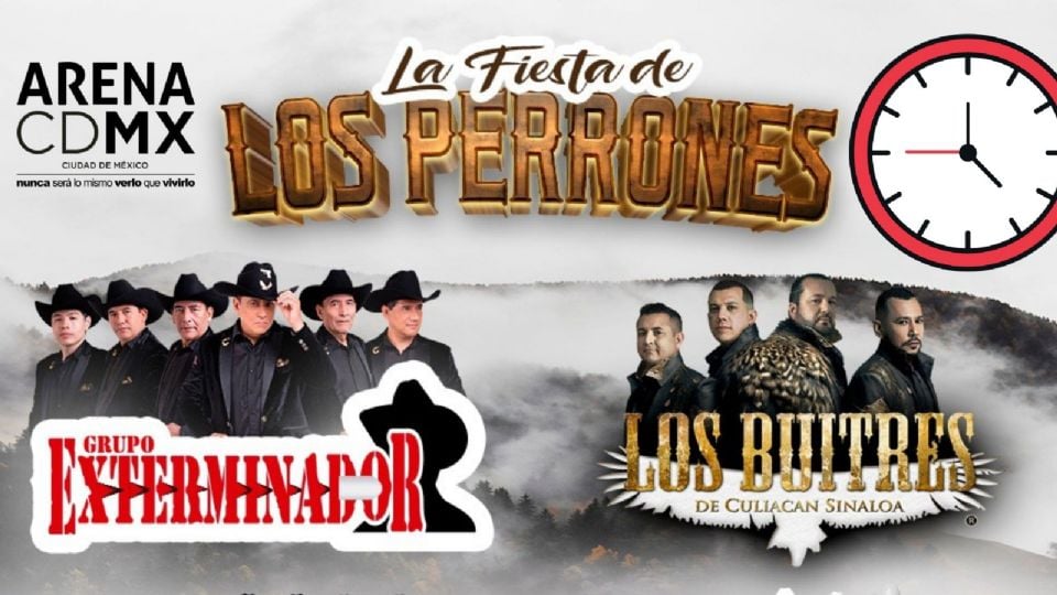 Grupo Exterminador y Los Buitres de Culiacán se presentarán HOY en la Arena CDMX