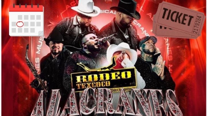 Alacranes Musical en Rodeo Texcoco 2026: Fecha y precio de los boletos por zona para el concierto en el EDOMEX