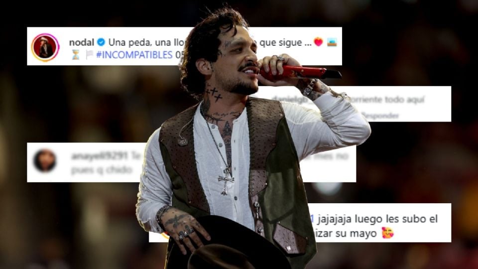 Christian Nodal responde con humor a criticas de internautas en redes sociales