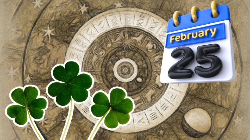 Números de la suerte para cada signo hoy 25 de febrero 2026
