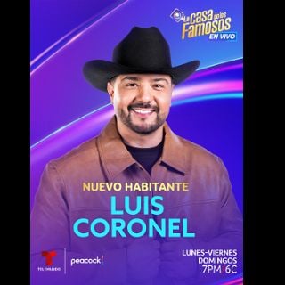 Luis Coronel se integra a La Casa de los Famosos Telemundo