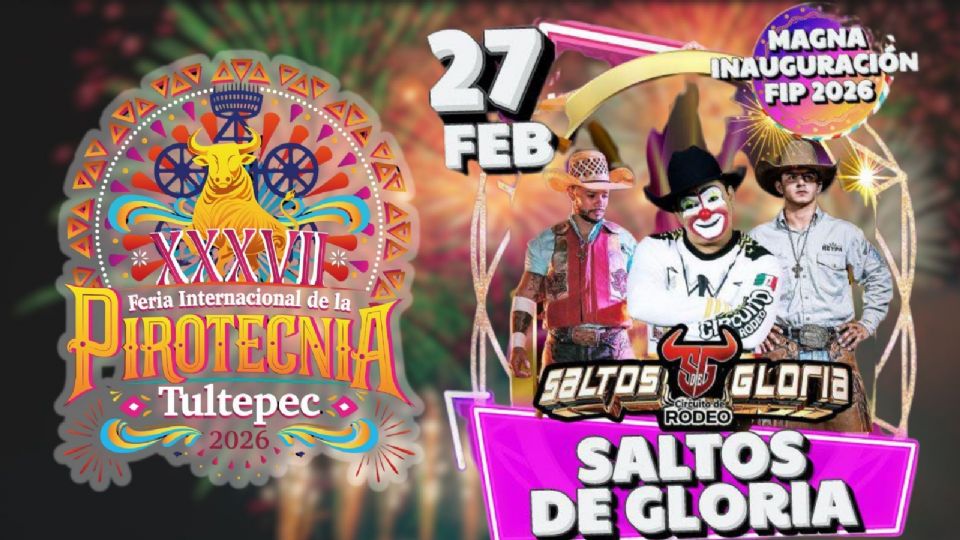 Artistas que se presentarán HOY en la Inauguración de la Feria Internacional de la Pirotecnia Tultepec 2026.
