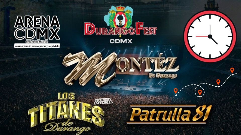 Montéz de Durango, Los Titanes de Durango y Patrulla 81 en la Arena CDMX.