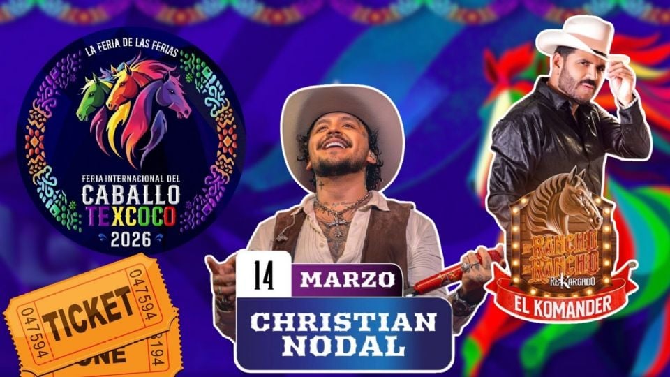 Artistas que se presentarán HOY en la Feria del caballo Texcoco 2026.